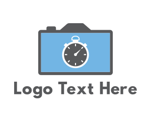 Aperture - Camera Stopwatch Timer logo design