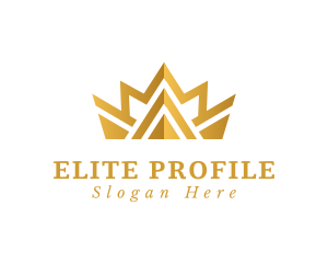 Premium Gold Crown logo design