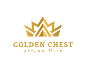 Premium Gold Crown logo design