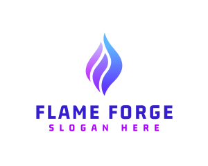 Gradient Fuel Flame logo