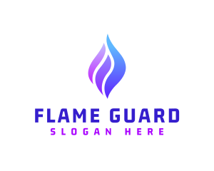 Gradient Fuel Flame logo