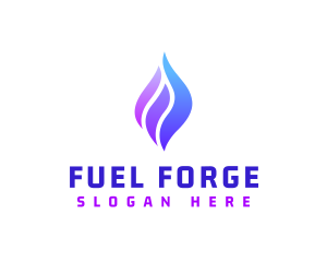 Gradient Fuel Flame logo