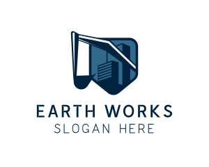 Building Excavator Shield logo