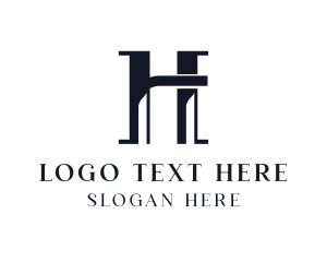 Elegant Business Letter H logo