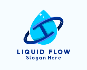 Liquid Drop Orbit logo design