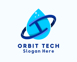 Liquid Drop Orbit logo design