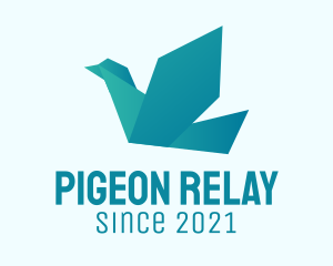 Flight Pigeon Origami  logo