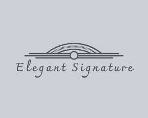 Elegant Cursive Company logo design