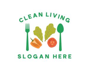 Vegetarian Healthy Salad logo