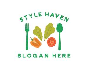 Vegetarian Healthy Salad logo