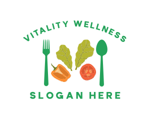 Vegetarian Healthy Salad logo