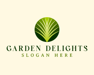 Grass Leaf Landscaping logo design