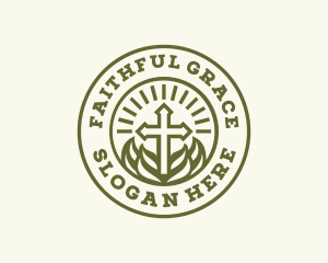 Religious Church Parish logo design