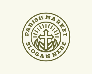 Religious Church Parish logo design