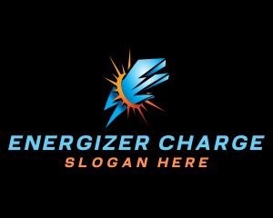 Lightning Solar Energy logo design