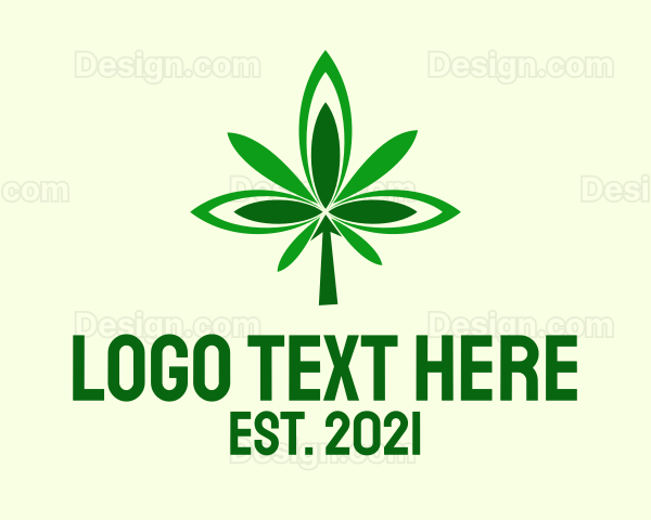 Green Organic Cannabis Logo