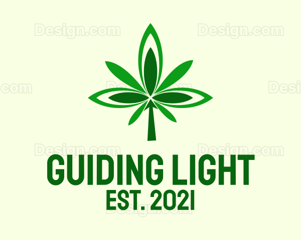 Green Organic Cannabis Logo