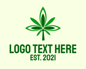 Green Organic Cannabis  logo