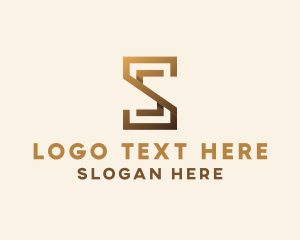 Professional Geometric Letter S Business logo