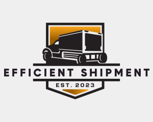 Delivery Truck Cargo logo design