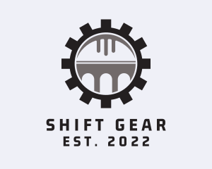 Bridge Construction Gear logo design