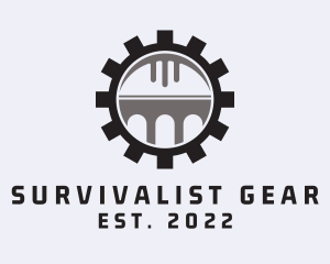 Bridge Construction Gear logo design