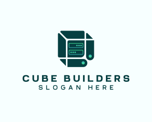 Tech Cube Server logo design