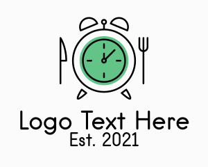 Food Utensils Alarm Clock  logo