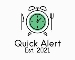 Food Utensils Alarm Clock  logo