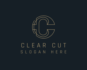 Modern Letter C Company logo design