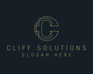 Modern Letter C Company logo design