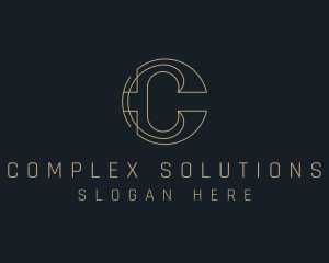 Modern Letter C Company logo design