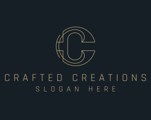 Modern Letter C Company logo design