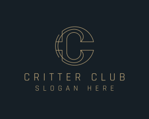 Modern Letter C Company logo design