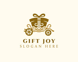 Gift Present Carriage logo