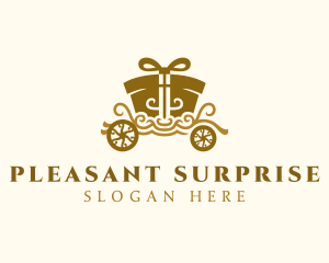 Gift Present Carriage logo design