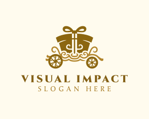 Gift Present Carriage logo design