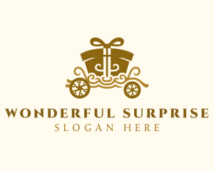 Gift Present Carriage logo design