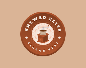 Coffee Grinder Cafe logo design