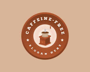 Coffee Grinder Cafe logo design