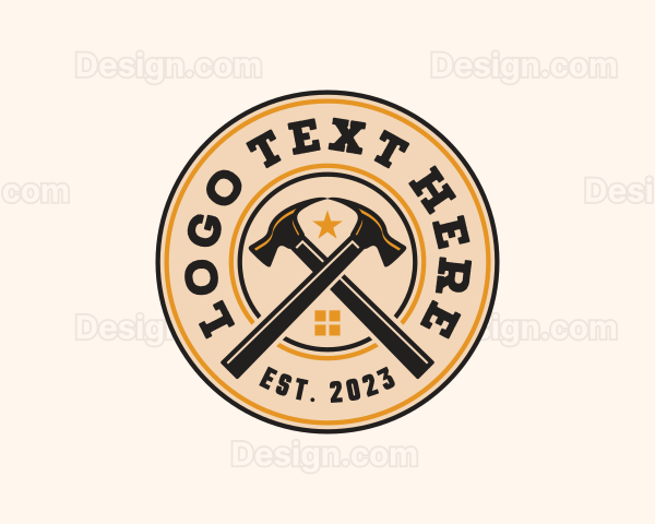 Hammer Roof Carpentry Logo