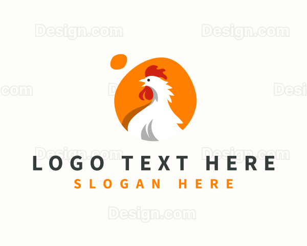 Chicken Poultry Farm Logo