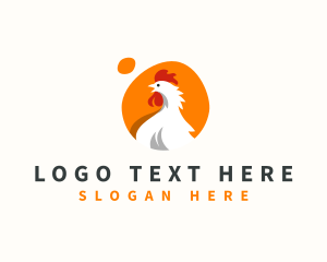 Chicken Poultry Farm Logo