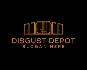 Import Shipping Container Storage logo design