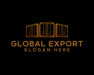 Import Shipping Container Storage logo design