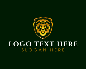 Luxury Lion Crest logo