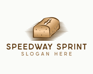 Loaf Bread Dessert Logo