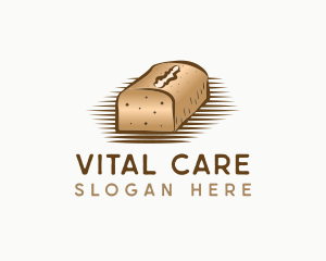 Loaf Bread Dessert Logo