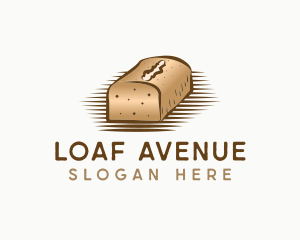 Loaf Bread Dessert logo design