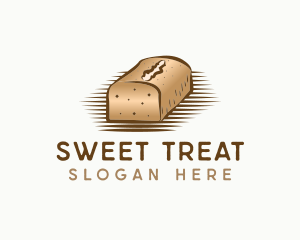 Loaf Bread Dessert logo design